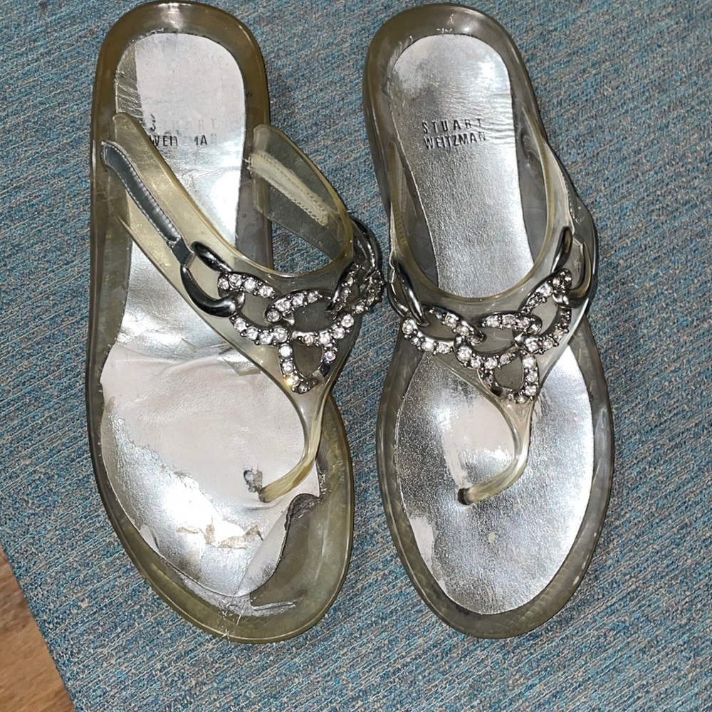Stuart Weitzman only worn a handful of times maybe 10 sticker peeling